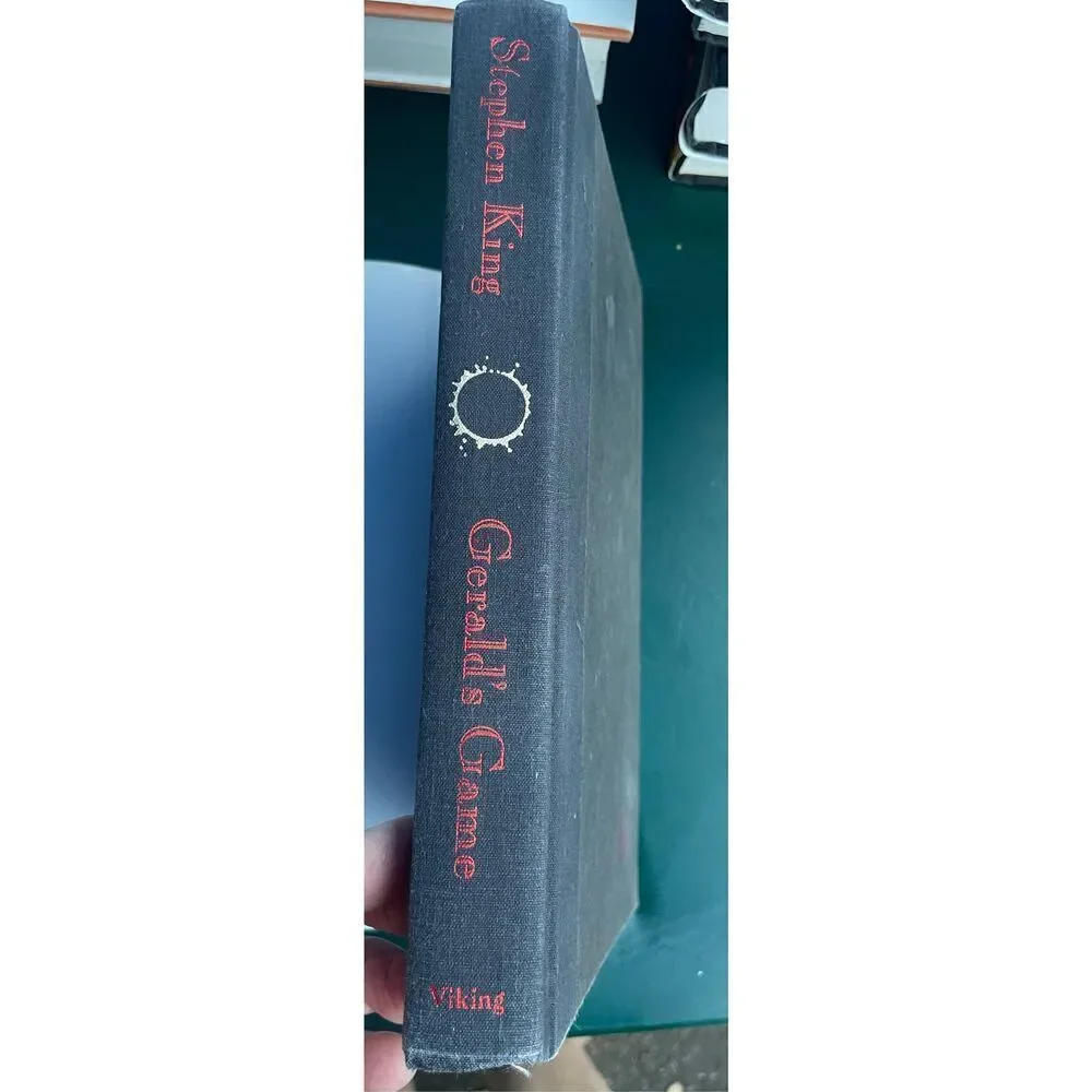 Stephen King Gerald’s Game HardCover Book-1st Edition
